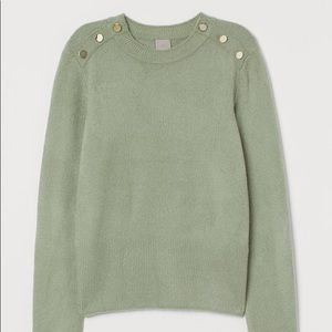 H & M mint green sweater!